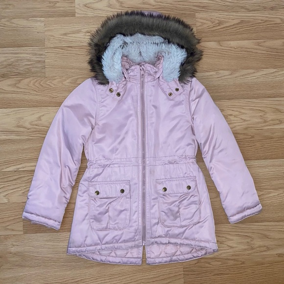 Spring jacket for girls satin pink size 7-8 - Picture 13 of 13